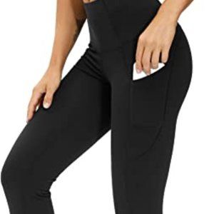 THE GYM PEOPLE Thick High Waist Yoga Pants with Pockets